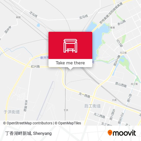 丁香湖畔新城 map