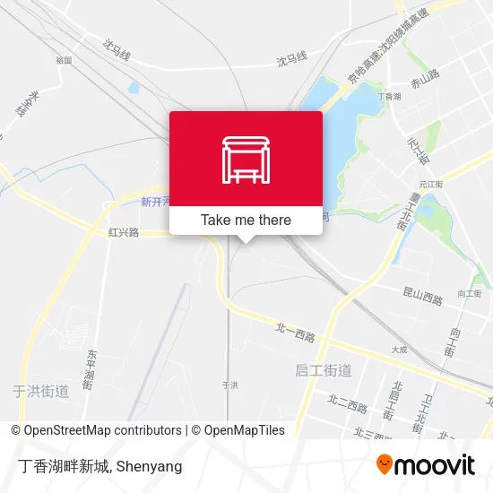 丁香湖畔新城 map