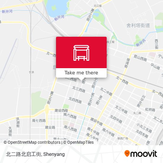 北二路北启工街 map