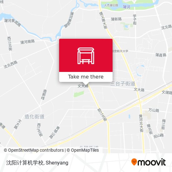 沈阳计算机学校 map