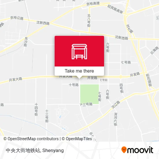 中央大街地铁站 map