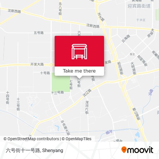 六号街十一号路 map