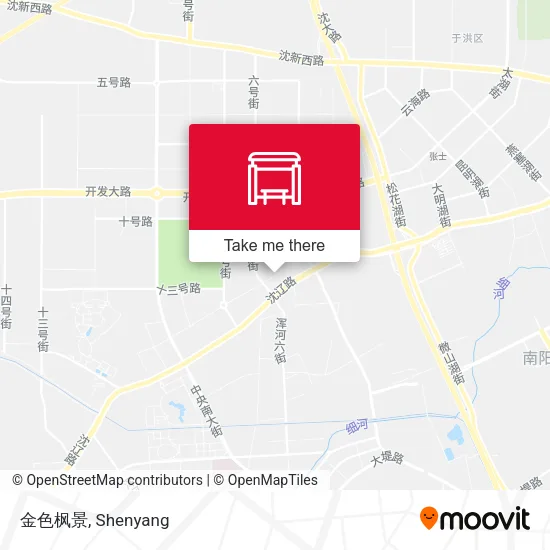 金色枫景 map