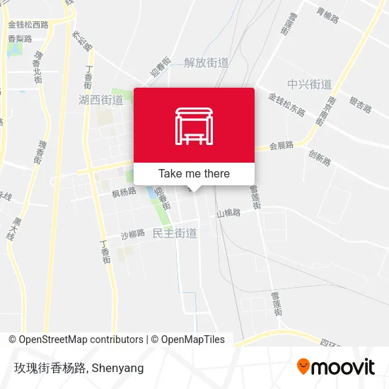 玫瑰街香杨路 map