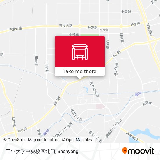 工业大学中央校区北门 map