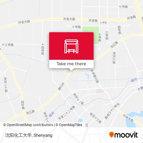 沈阳化工大学 map