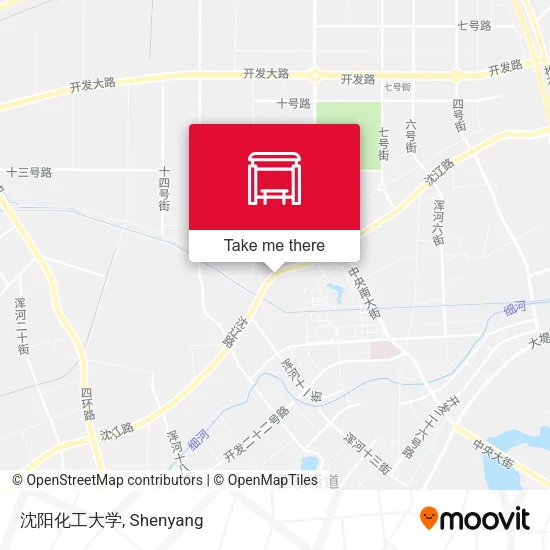 沈阳化工大学 map