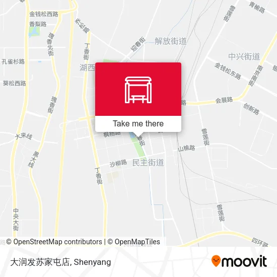 大润发苏家屯店 map