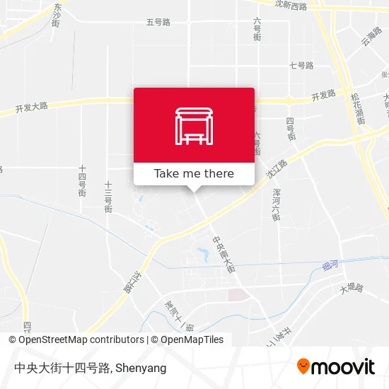 中央大街十四号路 map
