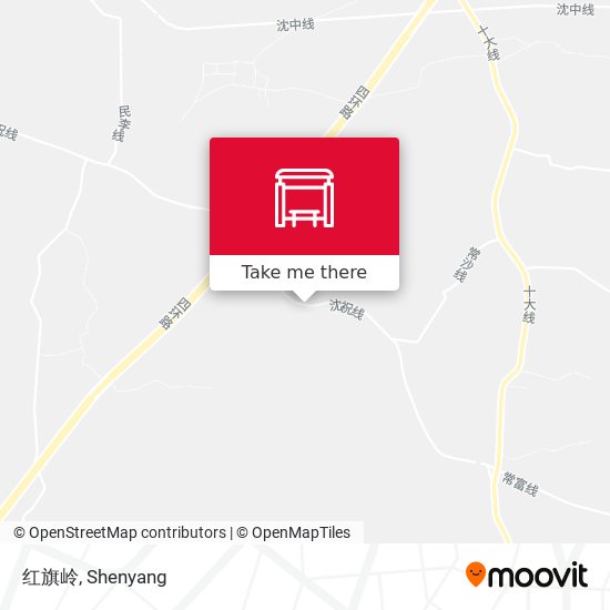 红旗岭 map