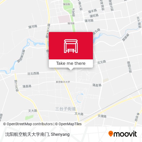 沈阳航空航天大学南门 map
