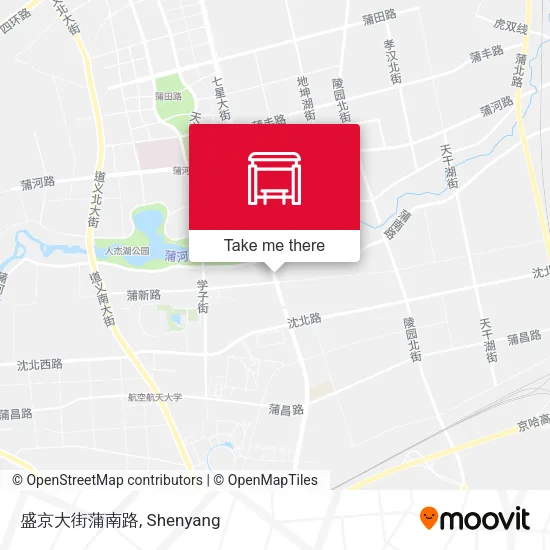 盛京大街蒲南路 map