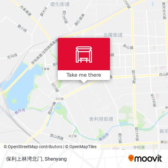 保利上林湾北门 map