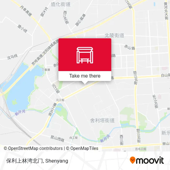 保利上林湾北门 map