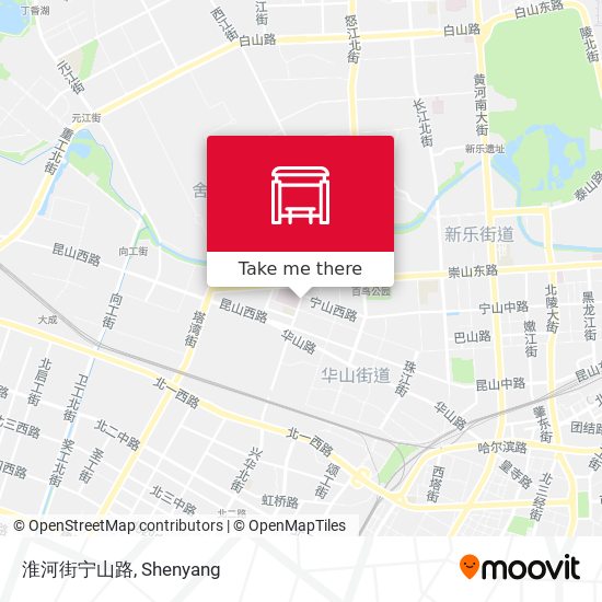 淮河街宁山路 map