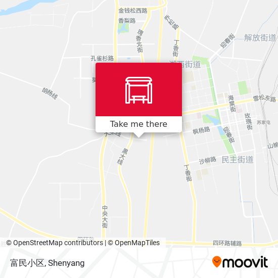 富民小区 map