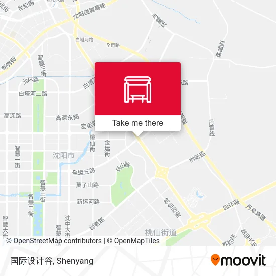 国际设计谷 map