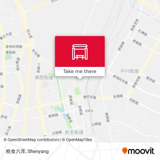 粮食六库 map