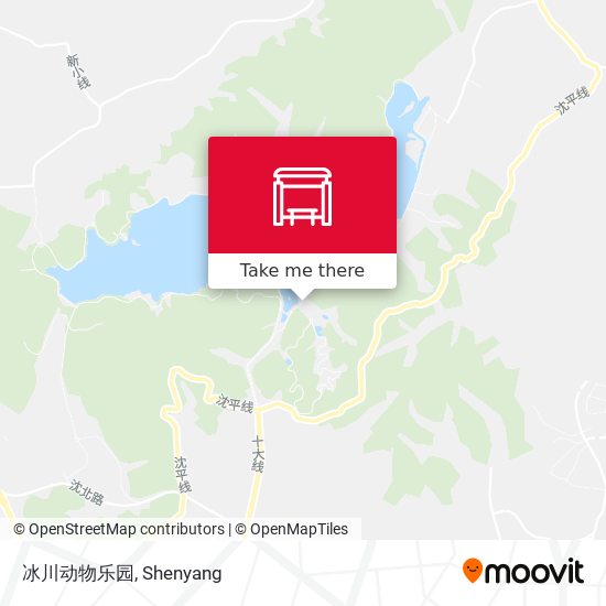 冰川动物乐园 map