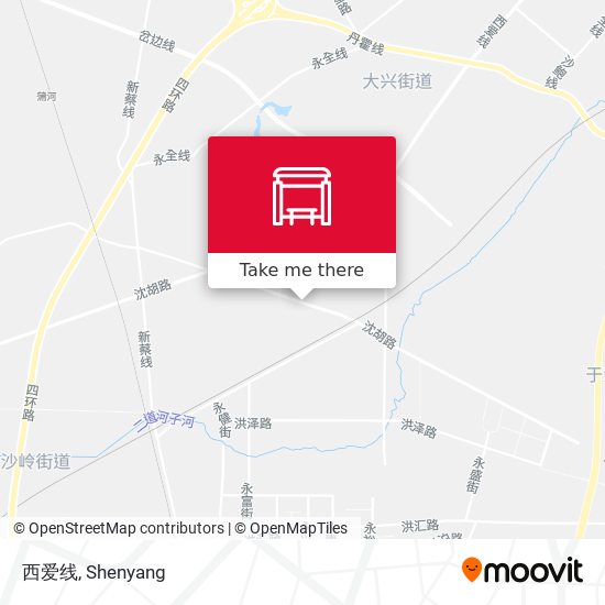西爱线 map