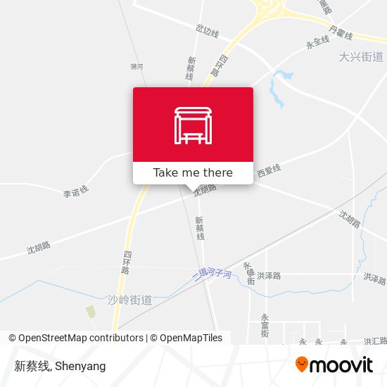 新蔡线 map