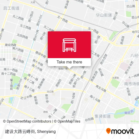 建设大路云峰街 map