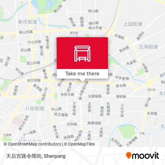 天后宫路令闻街 map