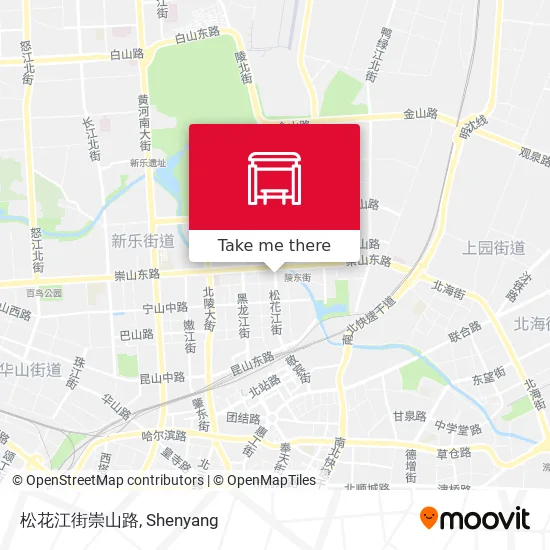 松花江街崇山路 map