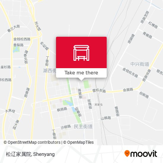 松辽家属院 map