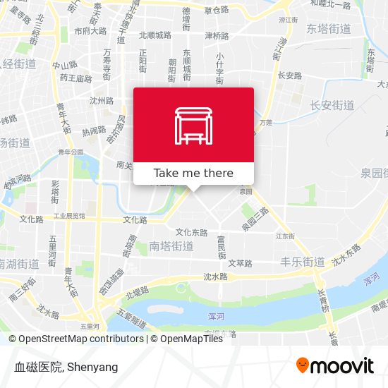 血磁医院 map