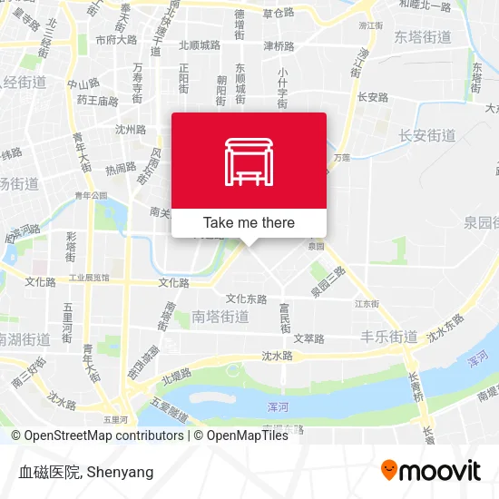 血磁医院 map