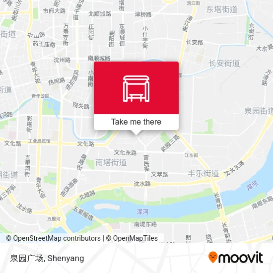 泉园广场 map