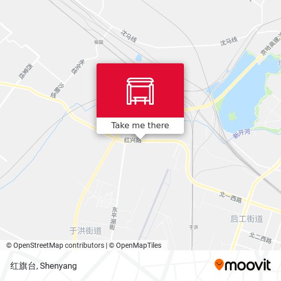 红旗台 map