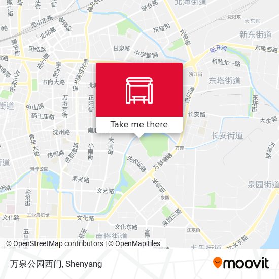 万泉公园西门 map