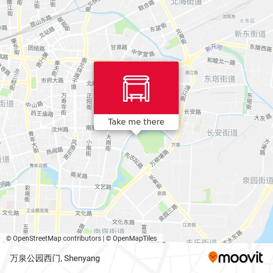 万泉公园西门 map