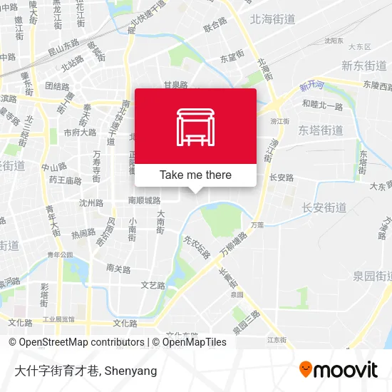 大什字街育才巷 map