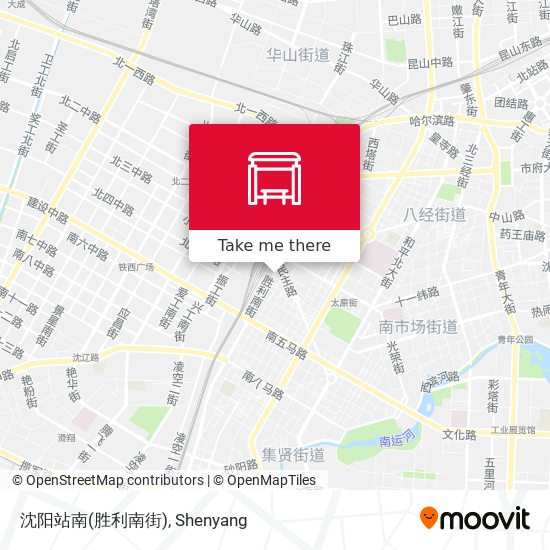 沈阳站南(胜利南街) map