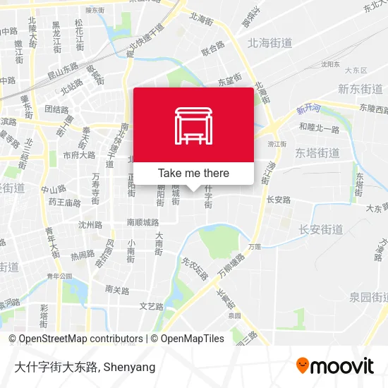 大什字街大东路 map