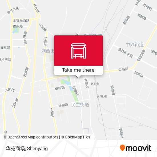 华苑商场 map