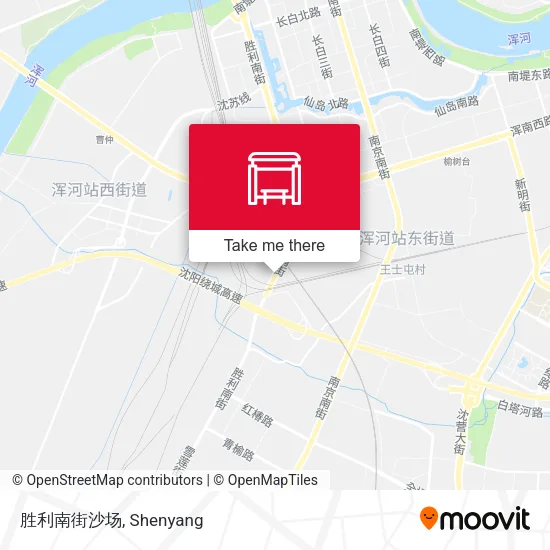 胜利南街沙场 map