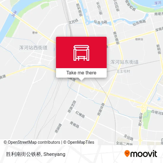 胜利南街公铁桥 map