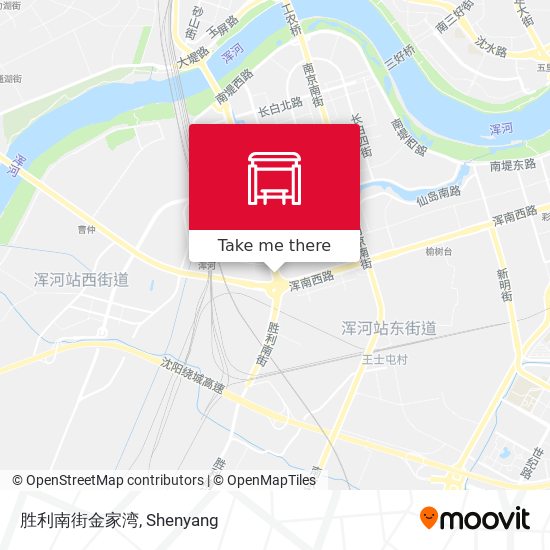 胜利南街金家湾 map
