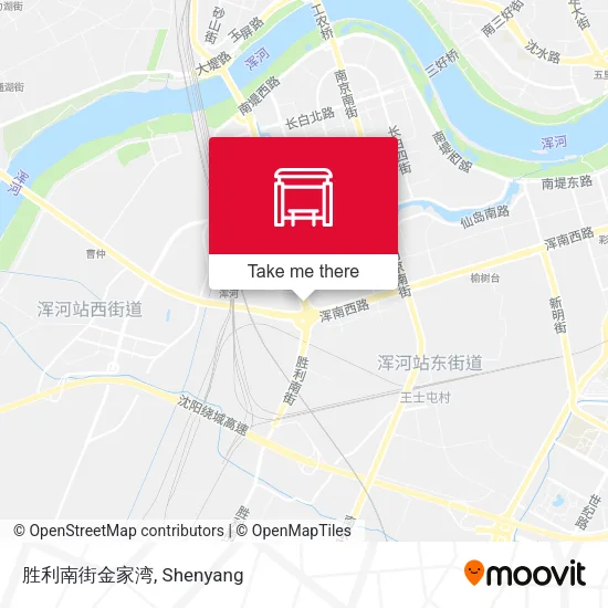 胜利南街金家湾 map