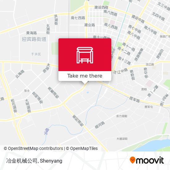 冶金机械公司 map