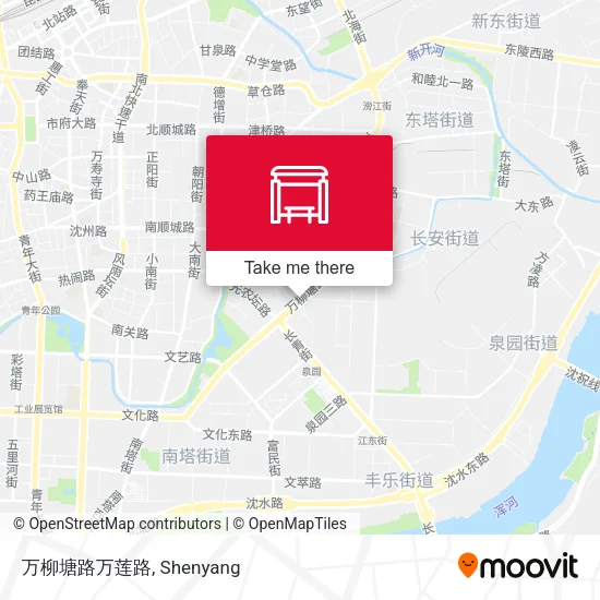 万柳塘路万莲路 map
