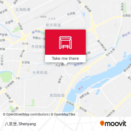 八里堡 map