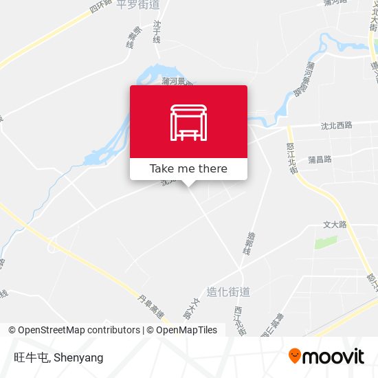 旺牛屯 map