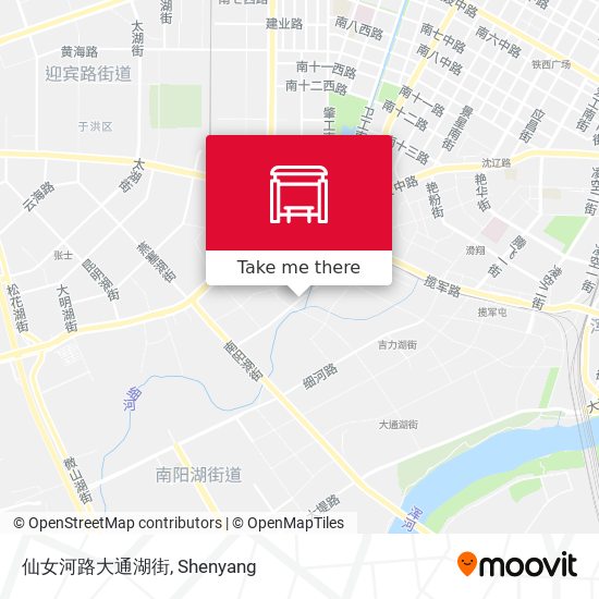 仙女河路大通湖街 map