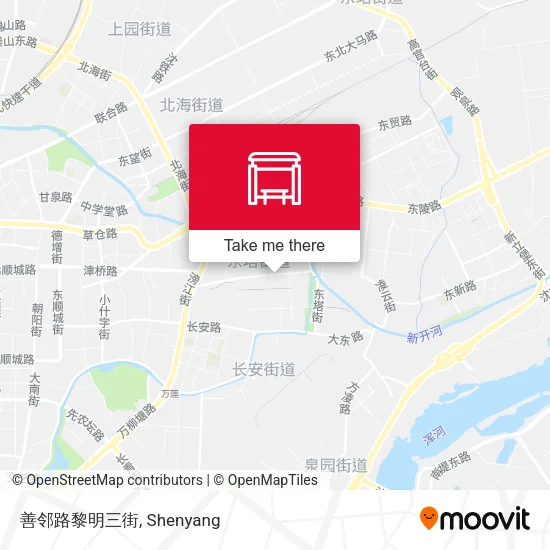 善邻路黎明三街 map