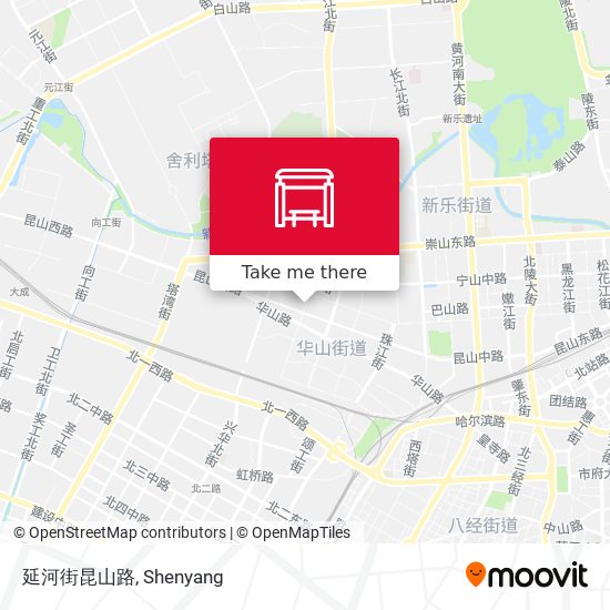 延河街昆山路 map